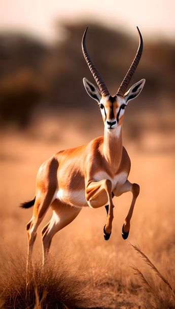 Gazelle in the savannah